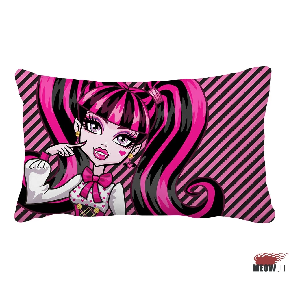 Monster High multi Размеры прямоугольник Пледы Наволочки