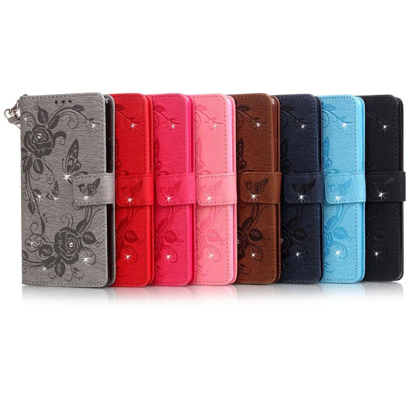 

Leather Flip Wallet Diamond Soft Phone Silicone Cover Shell Coque Fundas for Samsung Galaxy J3 J5 2016 J7 2017 US EU G530 Case