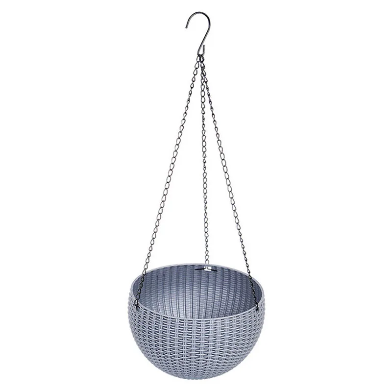

New Flexible Garden Home Decoration Hanging Flower Pot Chain Planter Basket Tool
