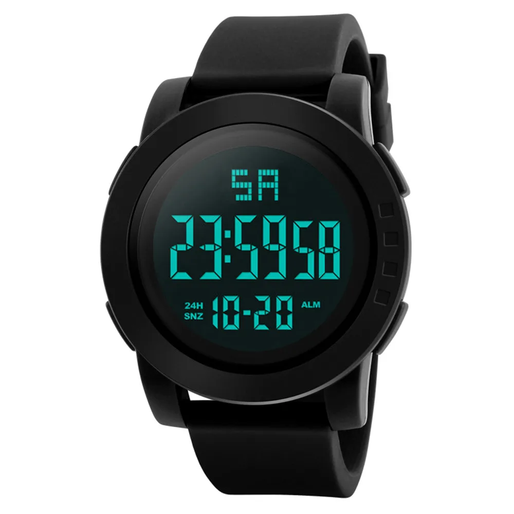 

Luxury Sports Watch Men Analog Digital Military Silicone Sport LED Waterproof Wrist Watches Men Relogio Masculino For Gifts