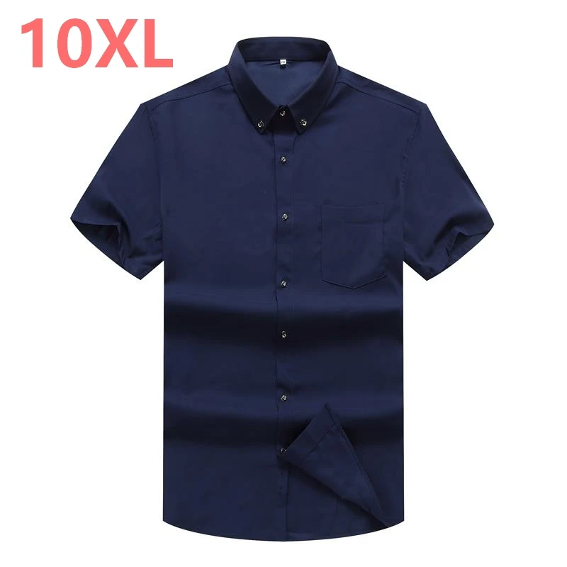 Plus size 10XL 9XL 8XL 6XL 5XL 4X New fashion shirt men brand clothing ...