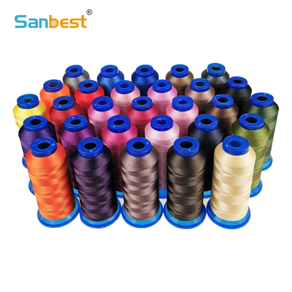 Высокопрочная Полиэстеровая швейная нить Sanbest 150D/3 210D/3 420D/3 TH00056|Нитки для пряжи| |