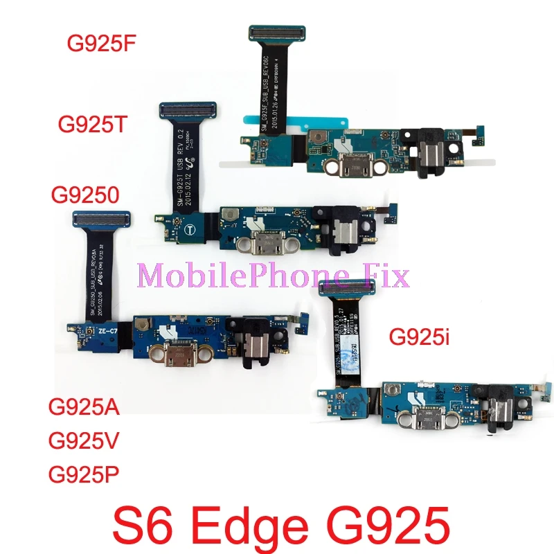 

USB Charging Port Flex Cable For Samsung Galaxy S6 Edge G9250 G925F G925A/T/V/P/I USB Charger Dock Connector Flex Cable Parts