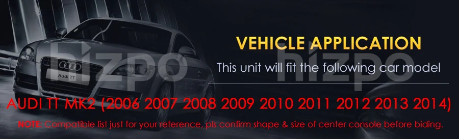 Cheap Car Multimedia For Audi TT MK2 2006 2007 2008 2009 2010 2011 2012 2013 2014 7" Navigation Stereo GPS Car DVD Player Radio 1080P 2