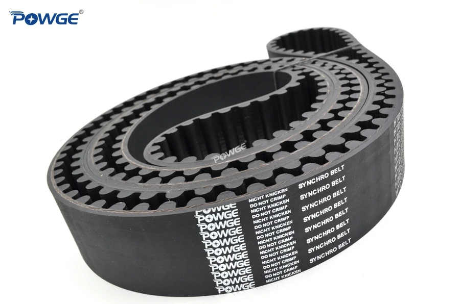 Timing Belt Toothed Flat Belt 1200 8m-20 Division 8mm 150 Teeth HTD/RPP Wide 20mm 