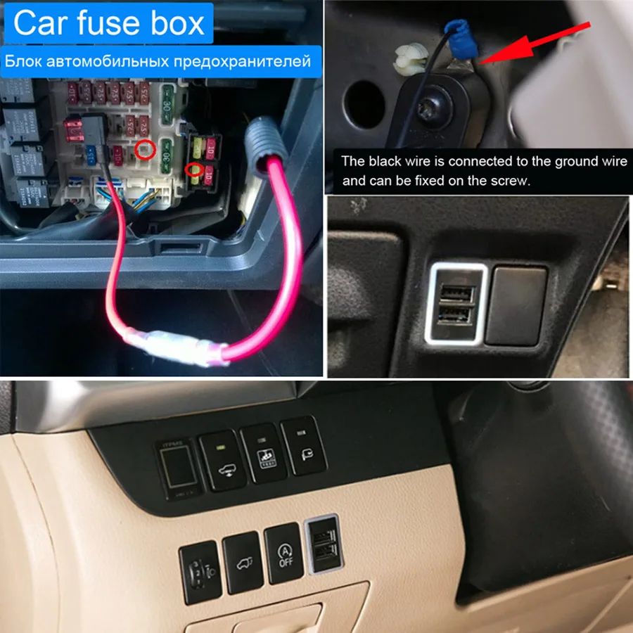 XCGaoon QC3.0 Quickcharge автомобильное зарядное устройство двойной USB телефон PDA адаптер DVR