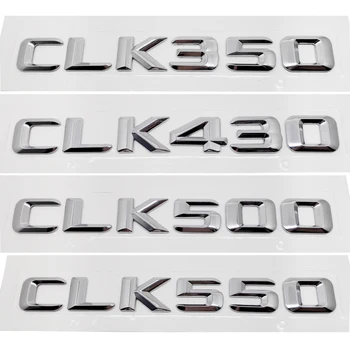 

For Benz Sticker Plastic Metal Number Letters CLK350 CLK430 CLK500 CLK550 For Mercedes CLK Class W208 W209 Car Rear Trunk Decals