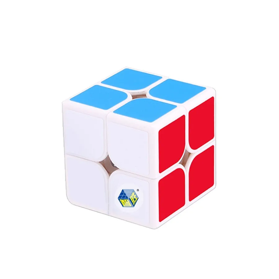 Белый Kirin 2x2x2 высокоскоростной магический куб Твист Головоломка Игрушка Головоломка 3D IQ игра ультра-Гладкий 2x2 профессиональный Yuxin два цвета