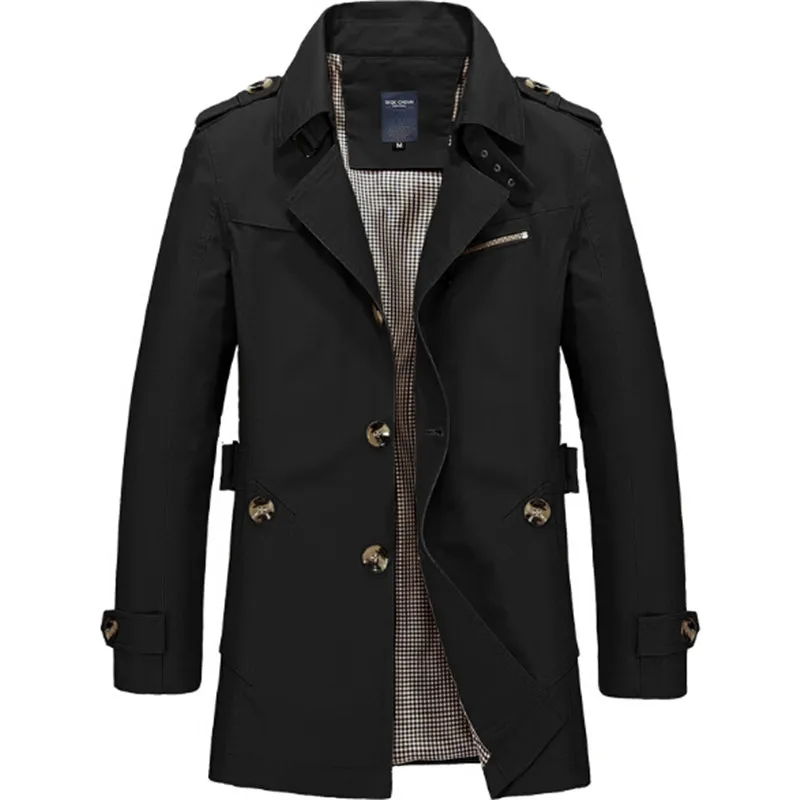 Green army Casual Blue black Bas Manteau Plus M La 5xl Long De Mode 2017 Masculino Khaki vers Le Taille navy Coupe Vente Automne Chaude vent Tourner yellow K1JcTulF3