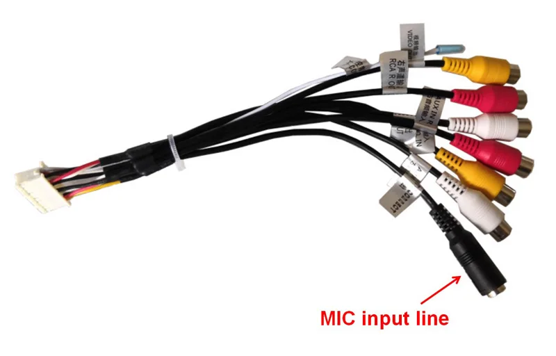 

2 RAC Car Radio Android 2din Player GPS Navigation DVR MIC input line