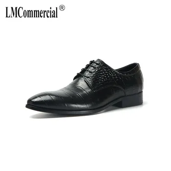 

business shoes men Genuine Leather Shoes Men Dress Shoes Men Shoes autumn winter British retro men shoes cowhide spring