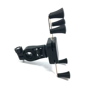 

Universal Bicycle Cell Phone Mount Holder Motorcycle Handle Bar Rail Mount with Rubber Security Bands for all Smart Phones