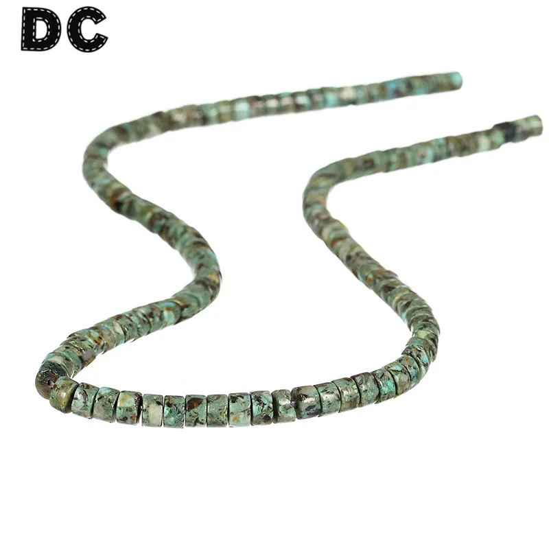 

DC Approx 110pcs/strand Natural African Howlite Stone Loose Spacer Beads Dia 5.5mm for Diy Jewelry Necklace Bracelet Findings