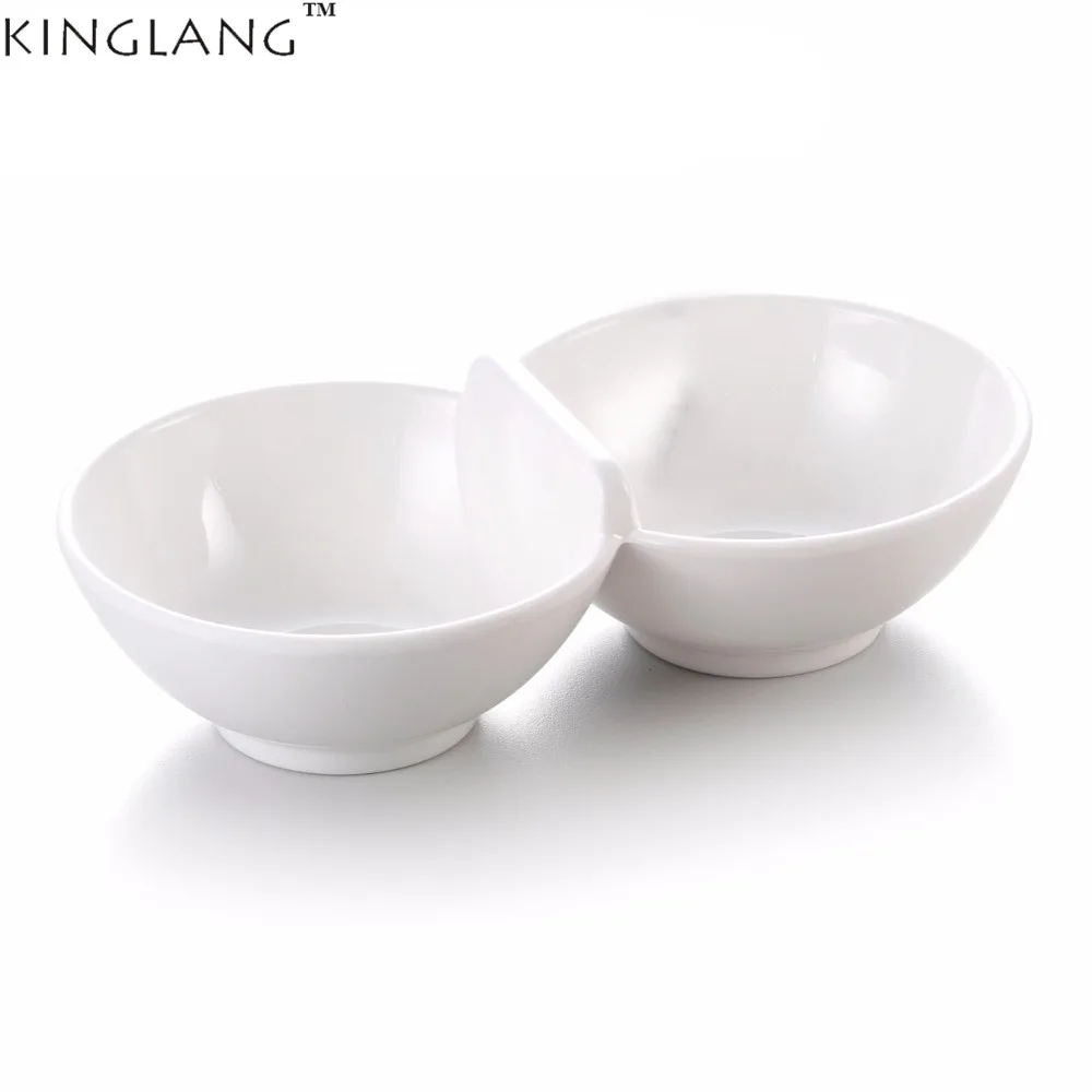 Buy Korean Plastic plastic Melamine Double Grid Sauce
