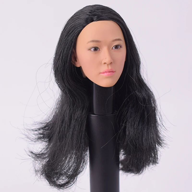 1: 6 й масштаб KUMIK женская голова Лепка Корейская богиня Jeon Ji Hyun 13 78 для 12 &quotPhicen