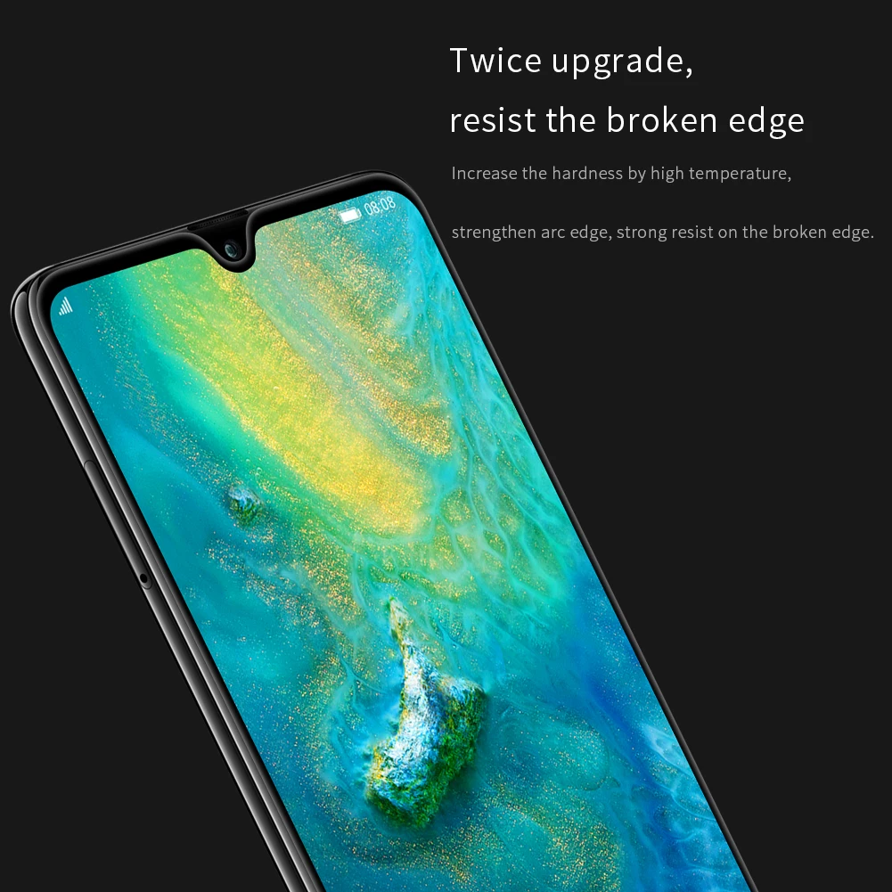 Huawei Mate 20 X антибликовое закаленное стекло экран протектор Nillkin XD CP+ MAX Защитное стекло для Huawei Mate 20