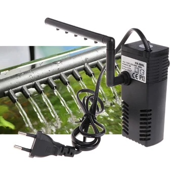 

New Aquarium Internal Filter Oxygen Submersible Water Pump For Fish Tank EU Plug 5W Oct31