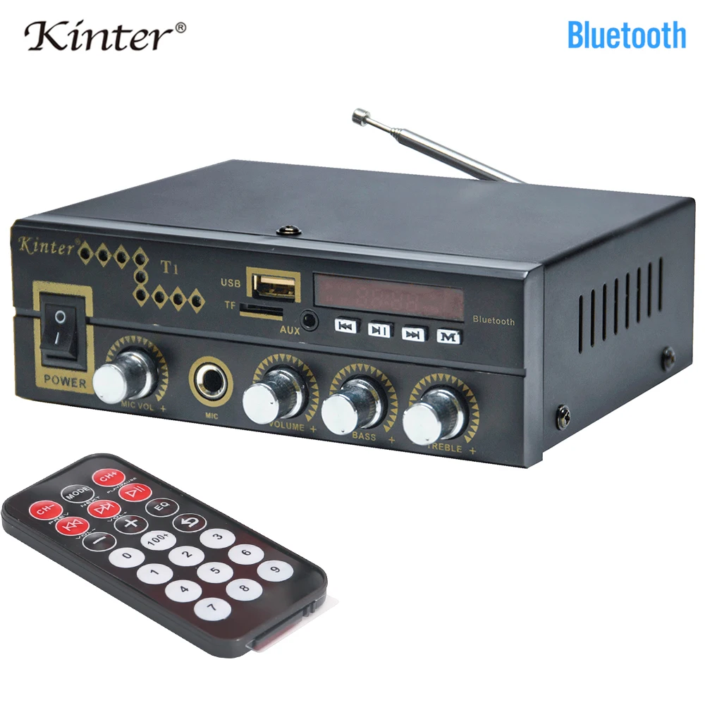 kinter T1 for bluetooth 2.0CH Home Amplifier audio with