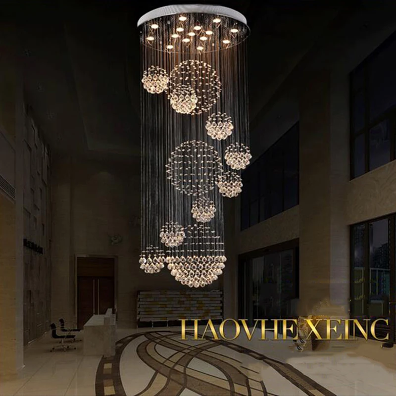 Хрустальная люстра K9 для гостиной лестницы|k9 crystal chandelier|crystal chandelierthe chandelier |