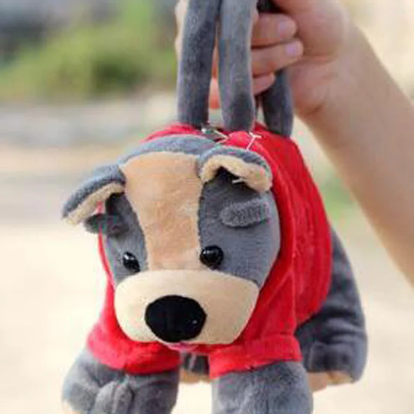Best LIXUN Children Famous Brand Soft Plush Handbags Kids Cartoon Cute Tiger Bear Top handle Tote Bag For Girls Fashion Bags Bolsa