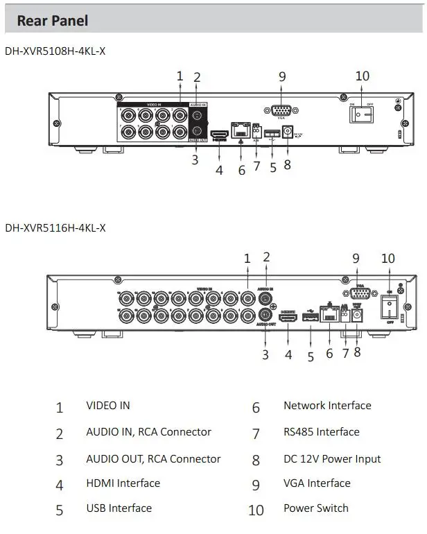Free-Shipping-Original-English-DAHUA-8-16Ch-Security-Pentabrid-H-265-H-264-4K-Mini-1U