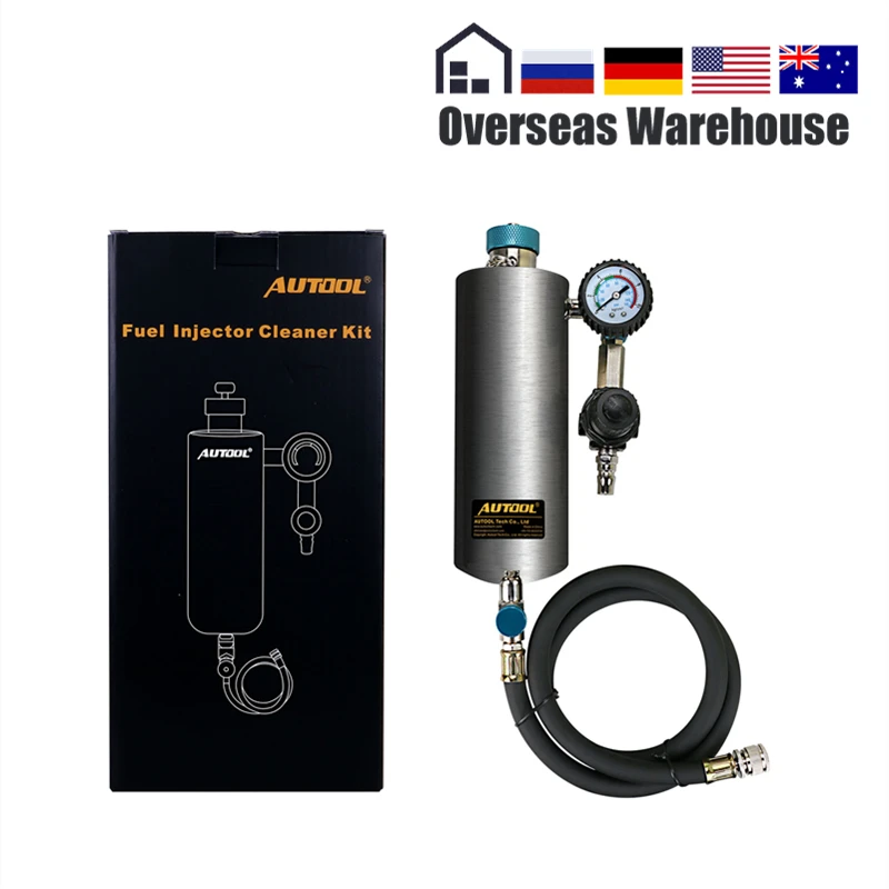 US $49.89 Autool C80 Car Fuel Injector Cleaning Machine Auto Engine Cleaner Washing Tool NonDismantle Tester Engine Maintenance