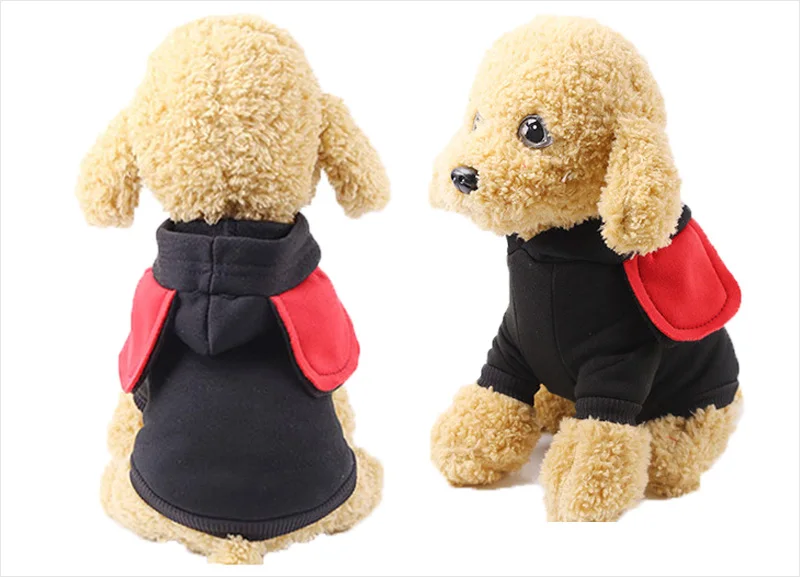 Dog coat with hood