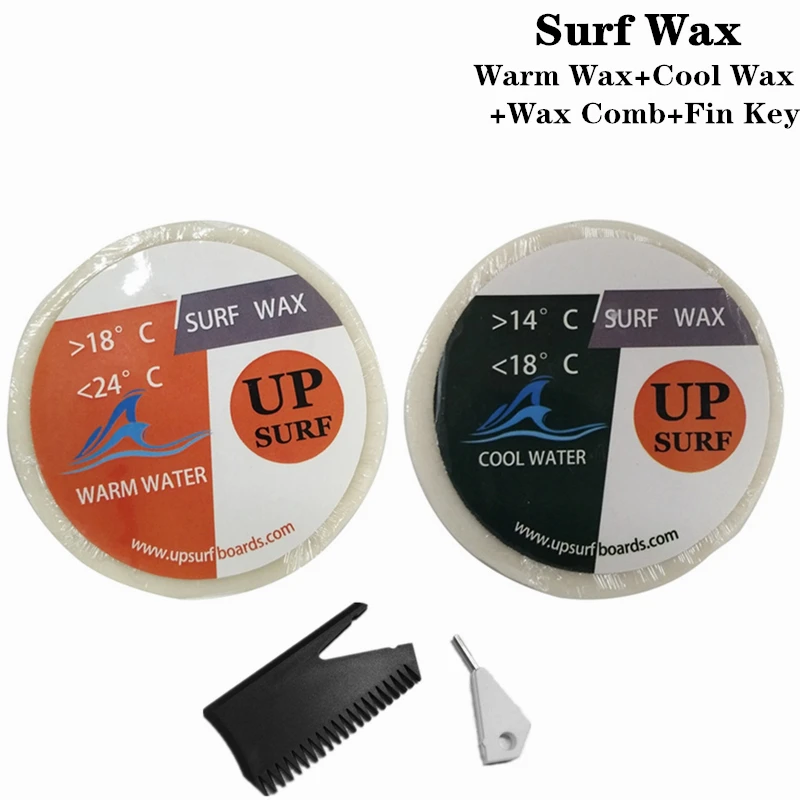 

Surfboard WarmCoolTropical Water Wax 2 per set +Wax Comb+ Surfing SUP