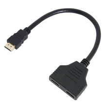 HDMI кабель 1 в 2 Выход сплиттер кабель коммутатор адаптер конвертер для HDTV планшета xbox 1080P