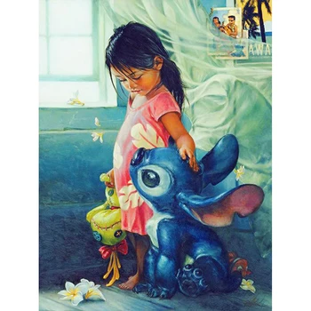 

Full Square Diamond embroidery Cross stitch Full Diamond mosaic Stitich & Girl 3D DIY Diamond painting KBL