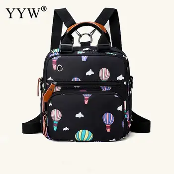 

Canvas Printed Backpack Women Multifunction Backpack Anti-Theft Bagpack Large Capacity Waterproof Bag Back Casual Mochila Mujer