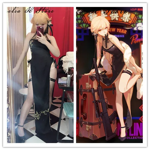 

Girls Frontline OTs-14 Groza Cosplay Costume dress female custom made