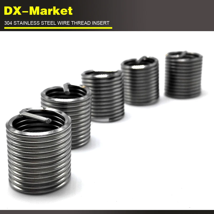 Набор вставок из нержавеющей стали m6 * 1 0 P 100 шт. 1d 1.5d 2d 2.5d 3d 20 шт.|threaded insert|thread insert