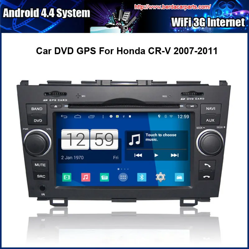 

Android 4.4.4 1024*600 Multi-touch Capacitive Screen Car DVD GPS For Honda CR-V 2007-2011,Speed 3G, enjoy the built-in WiFi