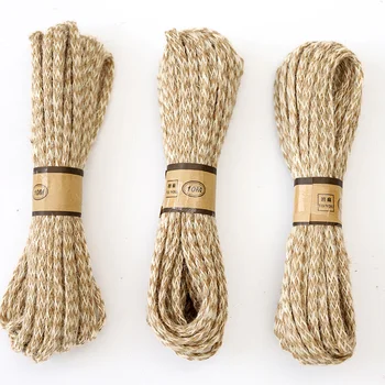 

Fine rope jute coarse retro decorations binding rope mixed color hemp rope