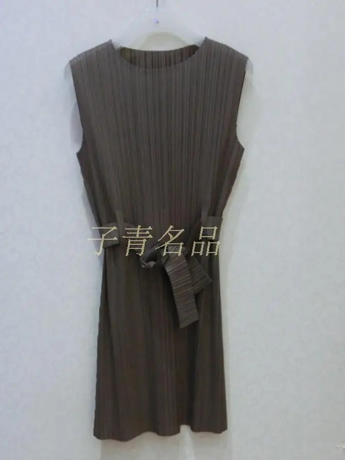 Стиль miyake fold эластичный дизайнерский галстук длинный жилет тонкий