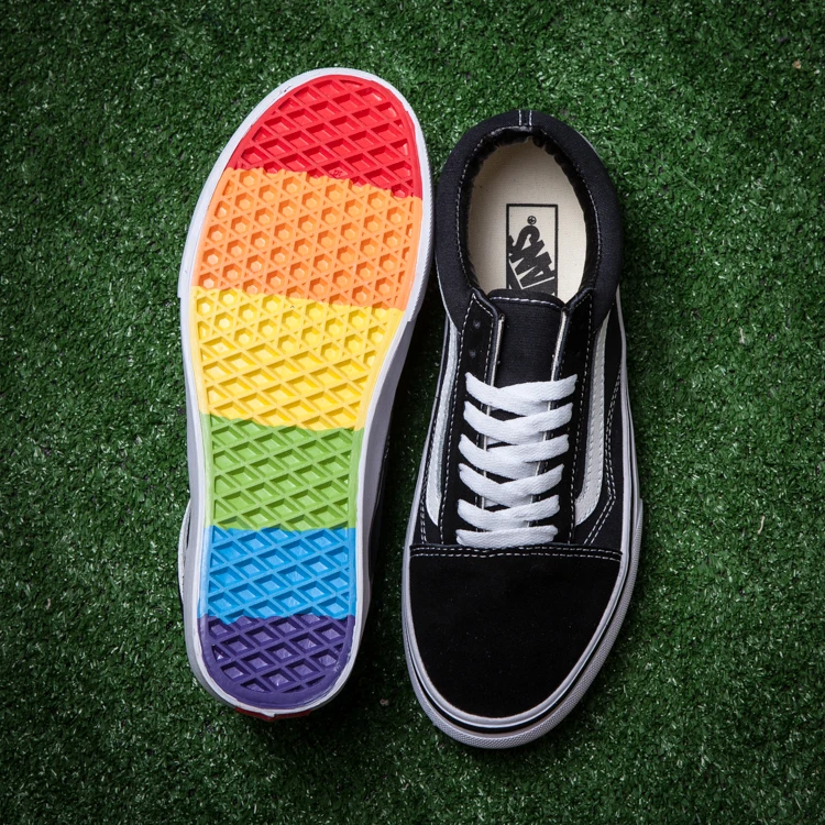 vans old skool rainbow