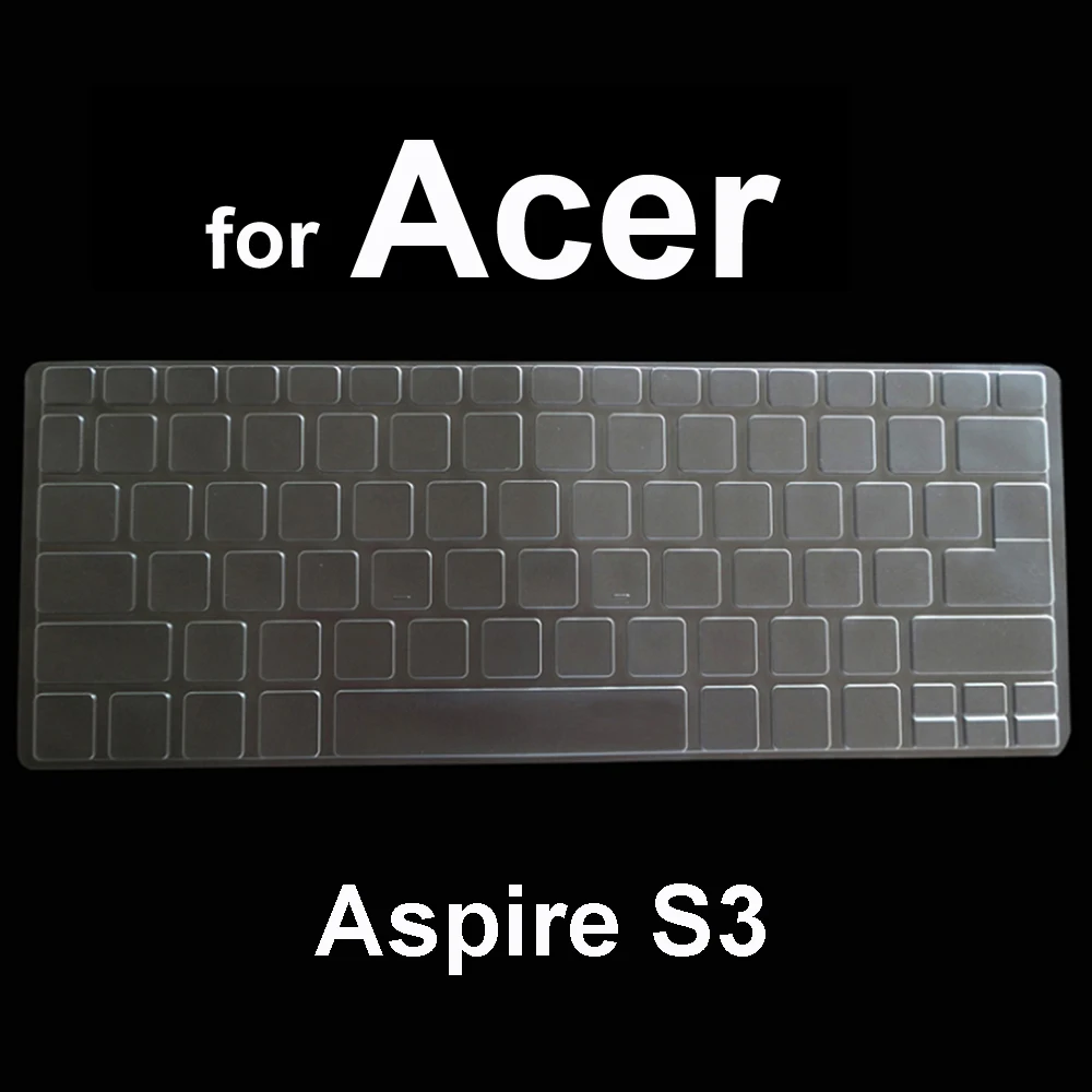 Clear TPU Laptop Keyboard Cover Skin Protector for Acer Aspire S3in