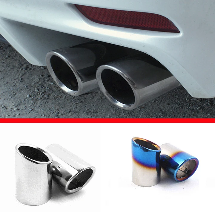 

For Toyota Camry 2018 2019 Stainless Steel exhaust muffler tip A set of 2 PCS