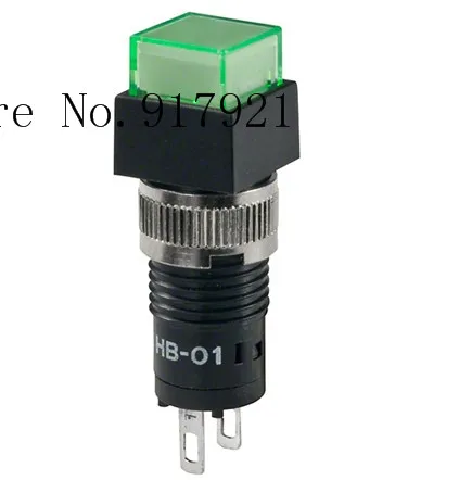 

[ZOB] HB-01 imported from Japan nkk day open HB01KW01 illuminated switches HB01KW01-5F-FB button switch --10pcs/lot