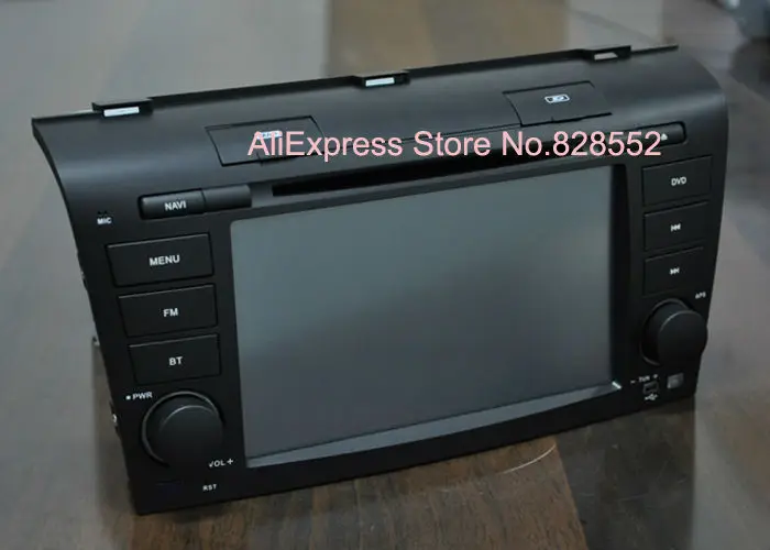 Top Free Shipping Two Din 7 Inch Car DVD Player For MAZDA 3 2004-2009 With Gps Navigation Radio BT IPOD TV Free Maps 4