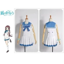 Anime Nagi no Asu Kara Hiradaira Chisaki Mukaido Manaka uniforme falda Cosplay