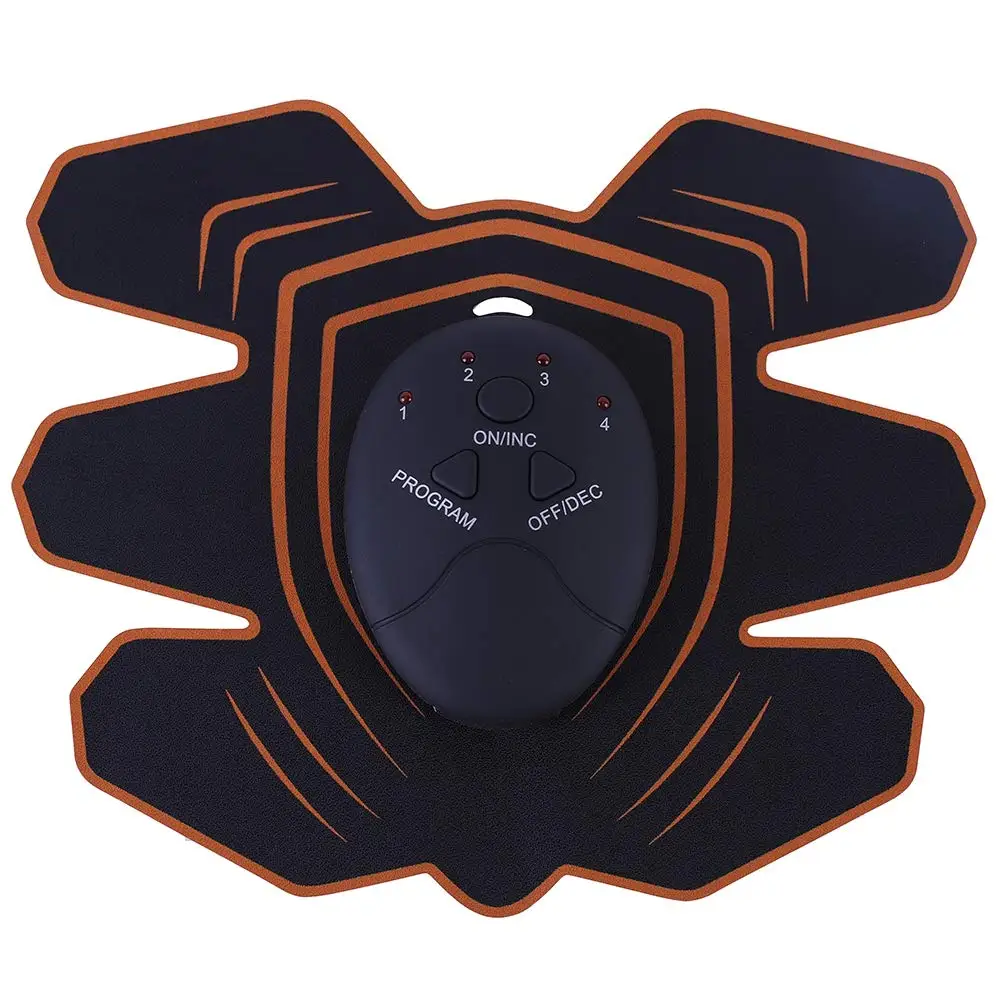 

Abs EMS Muscle Stimulator - Abdominal Toner Electronic Power Massager Trainer Unisex Fitness Training Gear Weight Loss