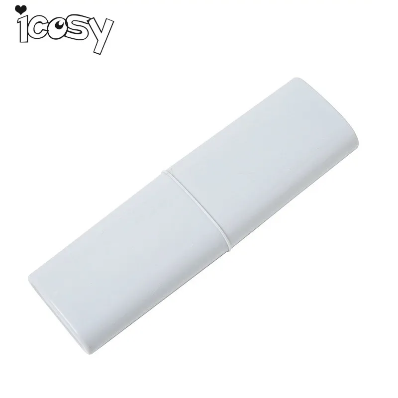 Icosy в скандинавском стиле пыленепроницаемый дорожный пластиковый держатель для зубных щеток чехол переносная крышка коробка для кемпинга антибактериальная зубная щетка A18D15 - Цвет: A