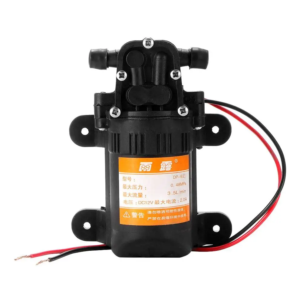

DC 12V 3.5L/min Electric Water Pump Micro High Pressure Diaphragm Water Sprayer Set
