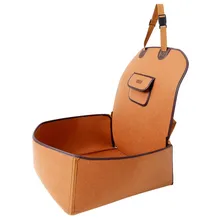 Противоскользящая собака кошка автомобильный усилитель для путешествий на открытом воздухе Автомобильная переноска для животных передняя крышка сиденья Водонепроницаемая корзина для щенка