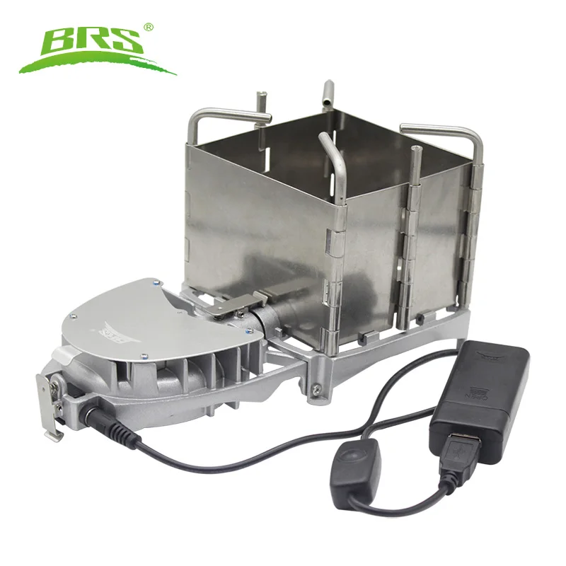 Skup BRS 6000W odkryty piec na drewno piec opalany drewnem składany piec na drewno piec na węgiel drzewny grill elektroniczny piec dmuchawy BRS 116