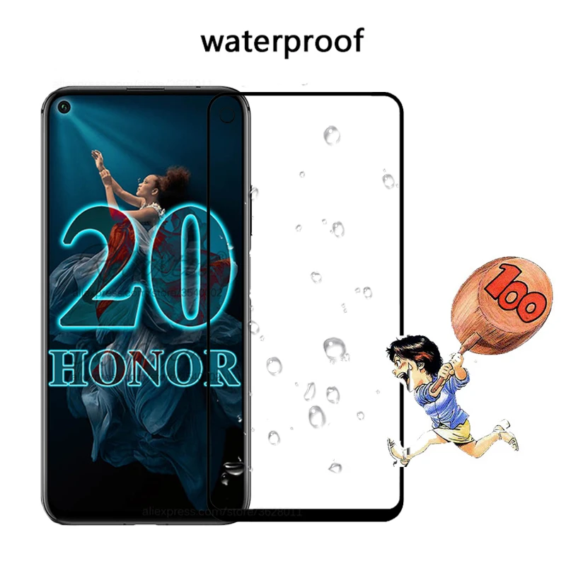 Полное покрытие из закаленного стекла для huawei honor 20 Защита экрана для huawei honor 20 Pro YAL-L41 YAL-L21 защитная пленка Сенсорное стекло