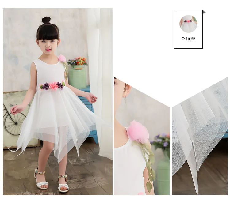 Noiva Elegent Princesa Vestidos para 2-13Y