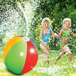 Детский летний открытый надувной спрей водный шар бассейн забавная игрушка пляжный травяной спрей водный шар игрушка для плавательного
